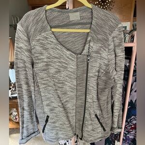 Calvin Klein Gray V-Neck Sweater